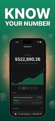 Commas: Net Worth Tracker Screenshot 1 of 7
