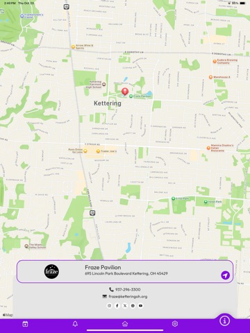 Fraze Pavilion iPad screenshot