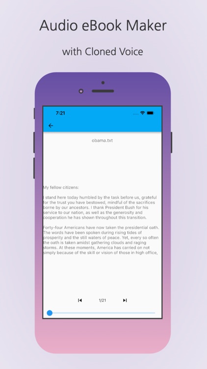 Clone Voice Reader/eBook