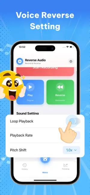 Reverse Audio: Sing Challenge iPhone screenshot 6