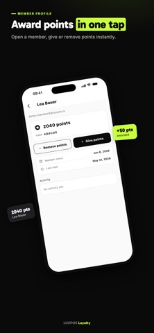 LUXPOS Loyalty screenshot