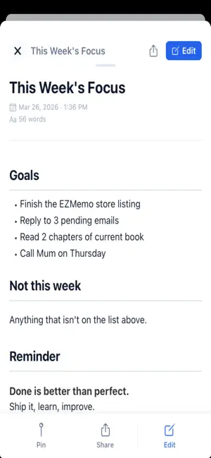 EZMemo: Thoughts & Flow screenshot 3