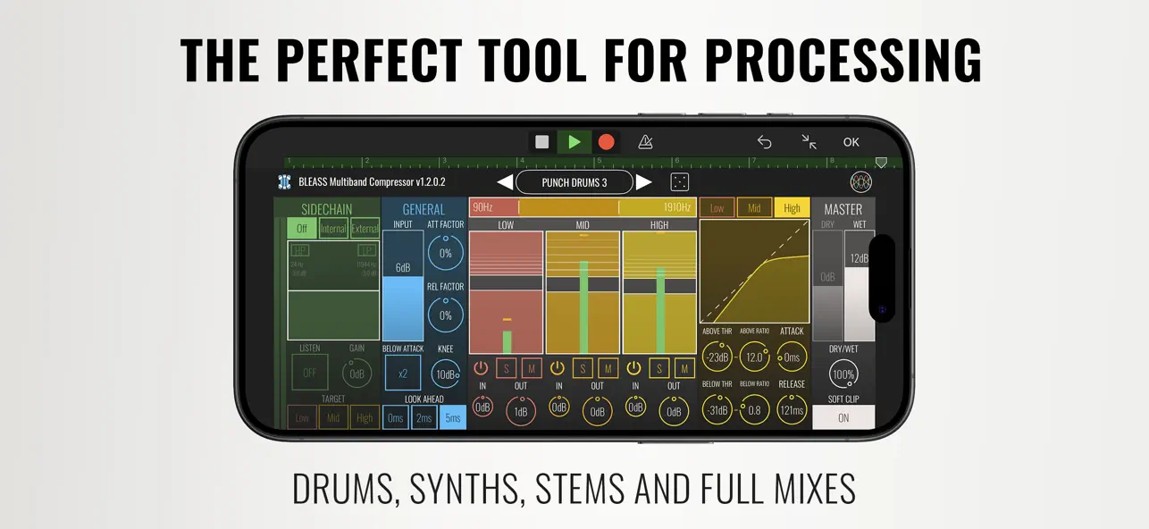 #1. BLEASS Multiband Compressor (iOS) 由: BLEASS
