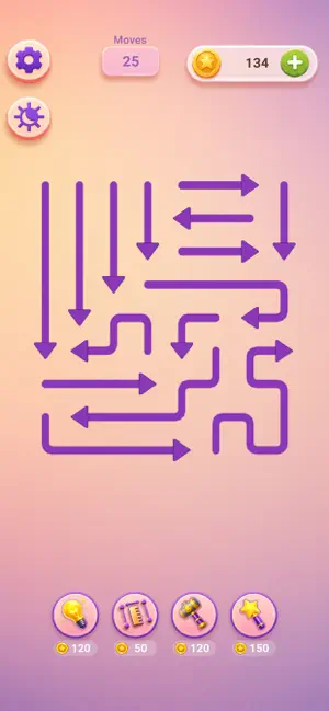 Arrows Escape Path Puzzle Game screenshot 2