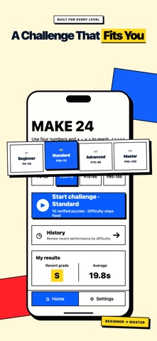 Mental Math 24: Number Puzzle Screenshot 1 of 5
