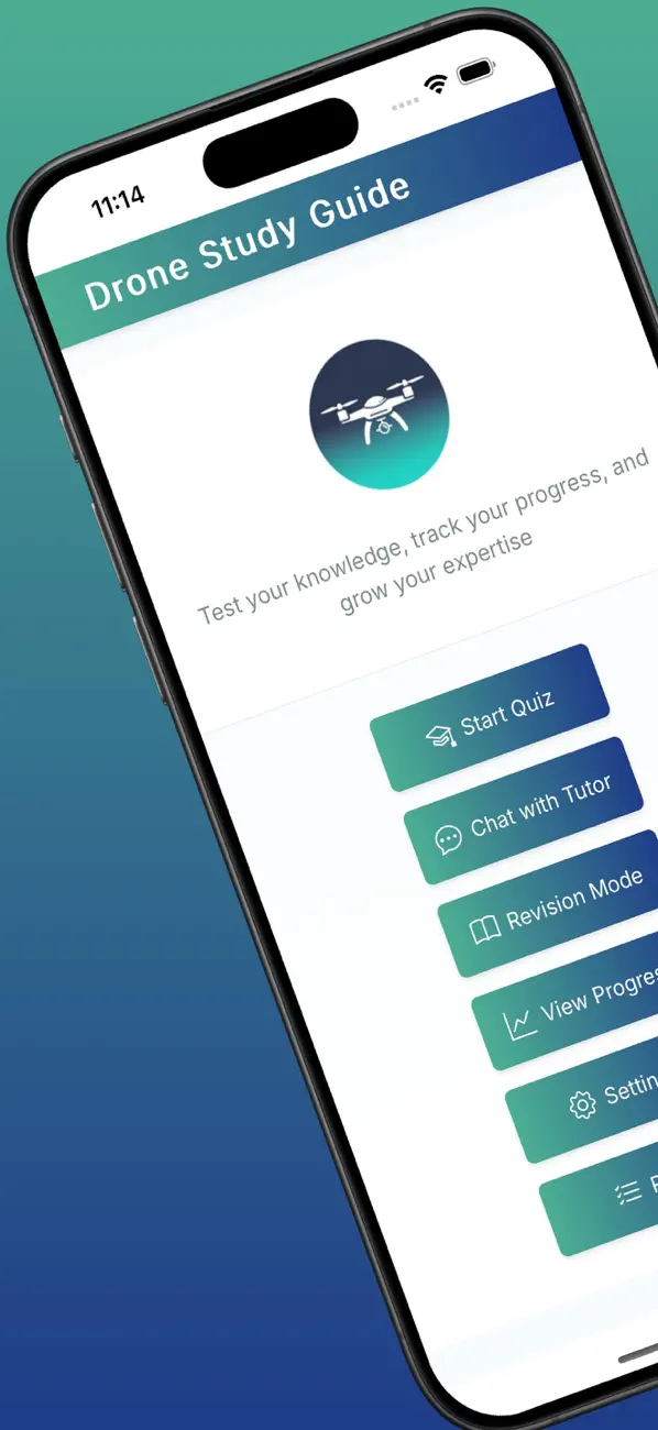 Screenshot #1 pour Drone Study Guide