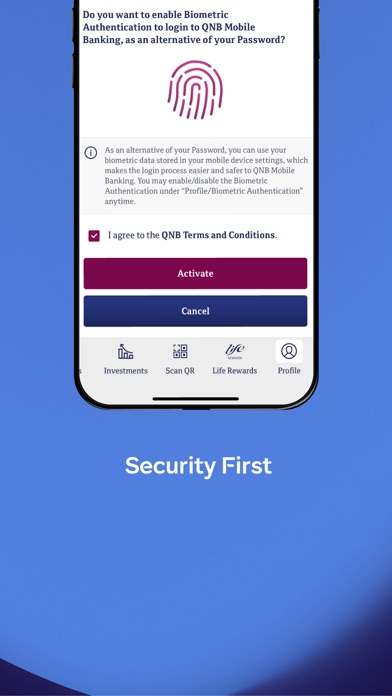 QNB Mobile iPhone screenshot 4 - Finance app
