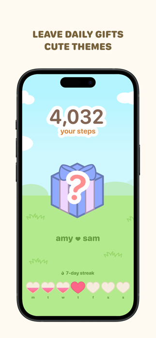 walkwalk: couples step tracker Screenshot 2 of 4