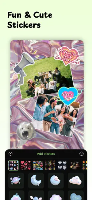 PhotoGrid Collage Maker Staril iPhone screenshot 2