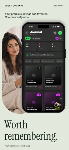 Cannabis Tracker Green Journal Screenshot 2 of 10