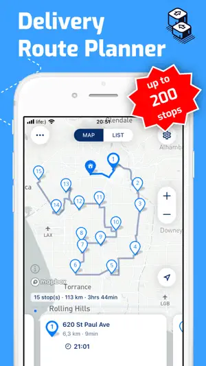 Route Planner, Delivery, MyWay screenshot 1