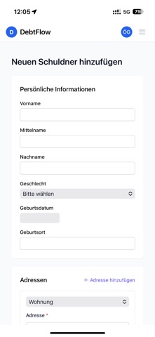 DebtFlow screenshot