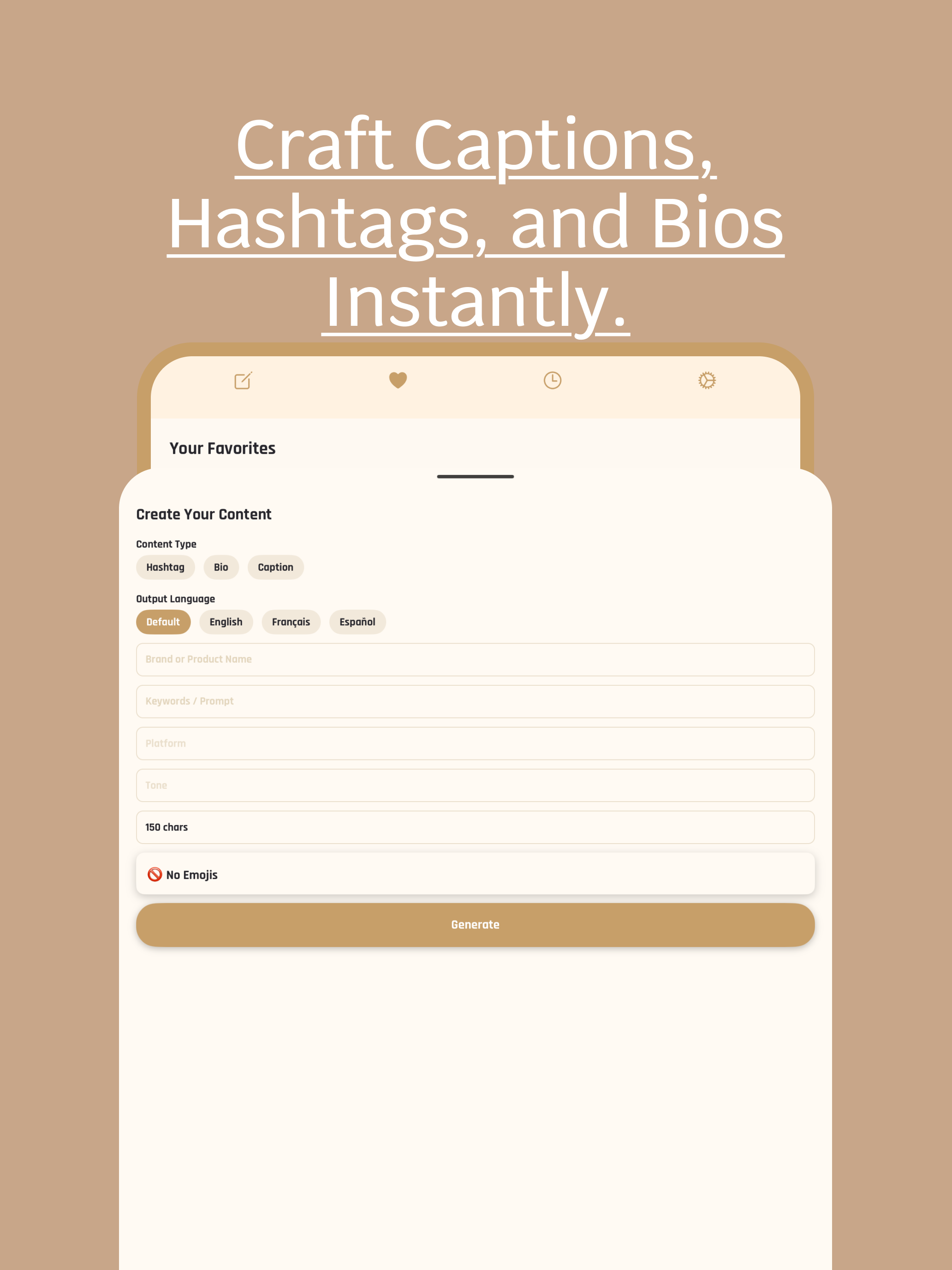 Caption AI: Hashtag Expert
