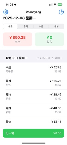 iMoneyLog screenshot