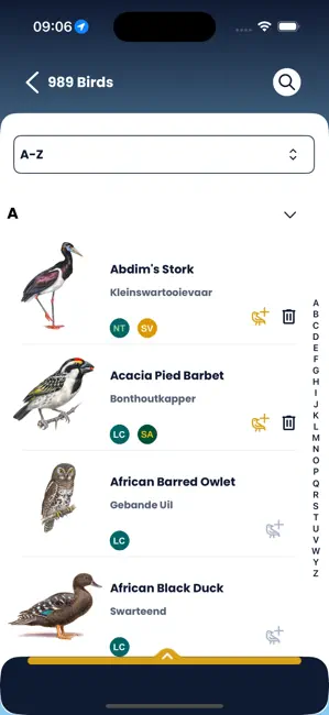 Roberts Birds iPhone screenshot 2