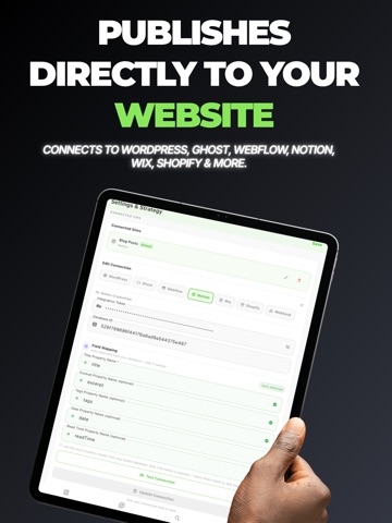 SleepPublish - Blog Automation iPad screenshot