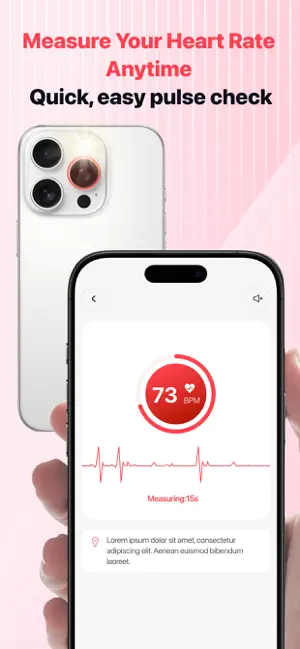 HeartSnap:Health Tracker iPhone screenshot 3
