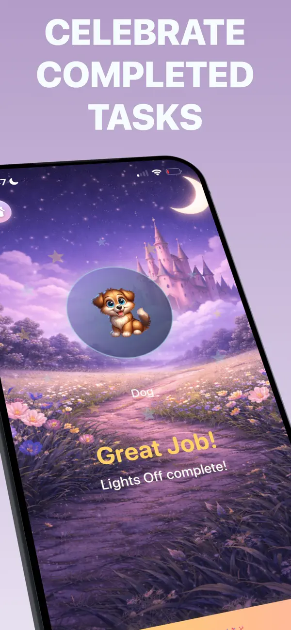 Visual Timer reward screen