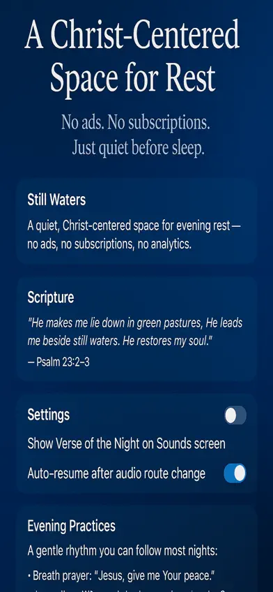 Still Waters App screenshot 5