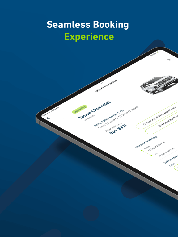 Lumi: Car Rental iPad screenshot 1 - Travel app