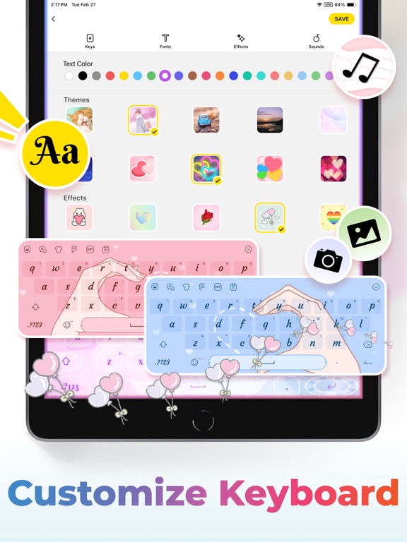 Screenshot #4 pour Emoji Keyboard&Fonts:Facemoji