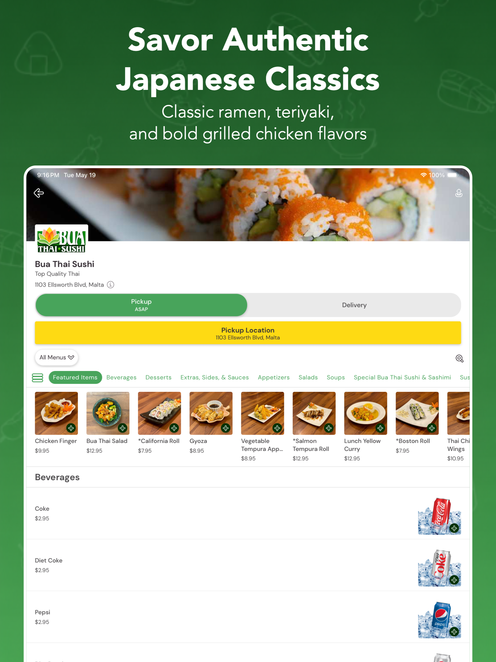 Bua Thai Sushi screenshot 7