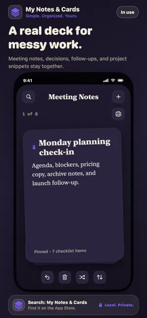 My Notes & Cards screenshot 2