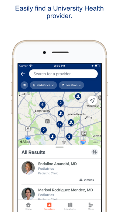 University Health Go iPhone screenshot 5 - Medical app