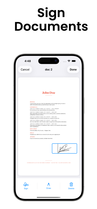 DocSign - Sign Documents Screenshot 4 of 5