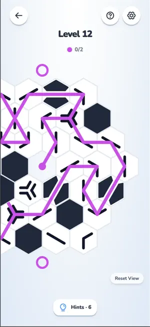 Hex Beam: Logic Puzzle Game screenshot 4