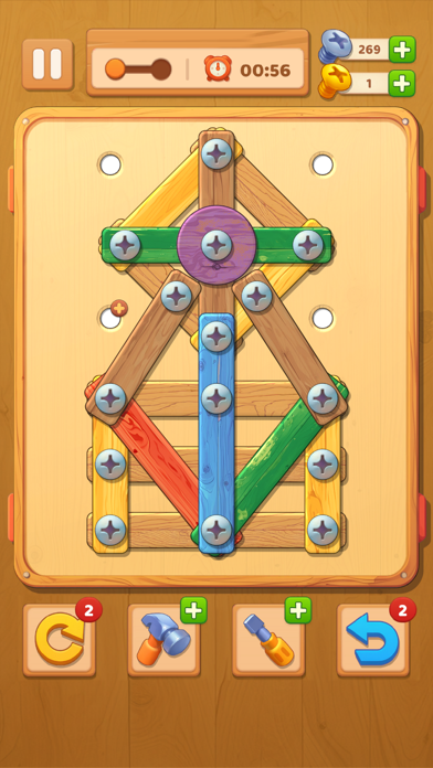 Screwzzle - Nutty Bolts Screenshot