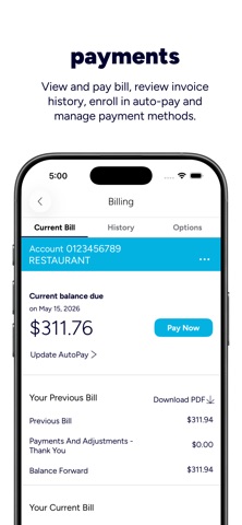 Go Kinetic Business app screenshot