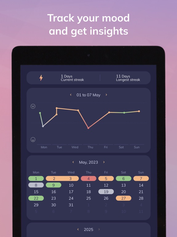 Youper: AI Mental Health iPad app afbeelding 5