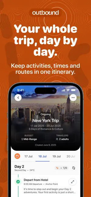 Outbound: AI Travel Planner screenshot 1