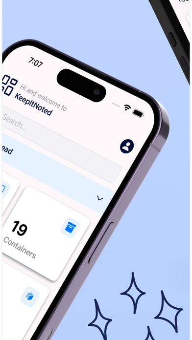 KeepItNoted Inventory Tracker Screenshot