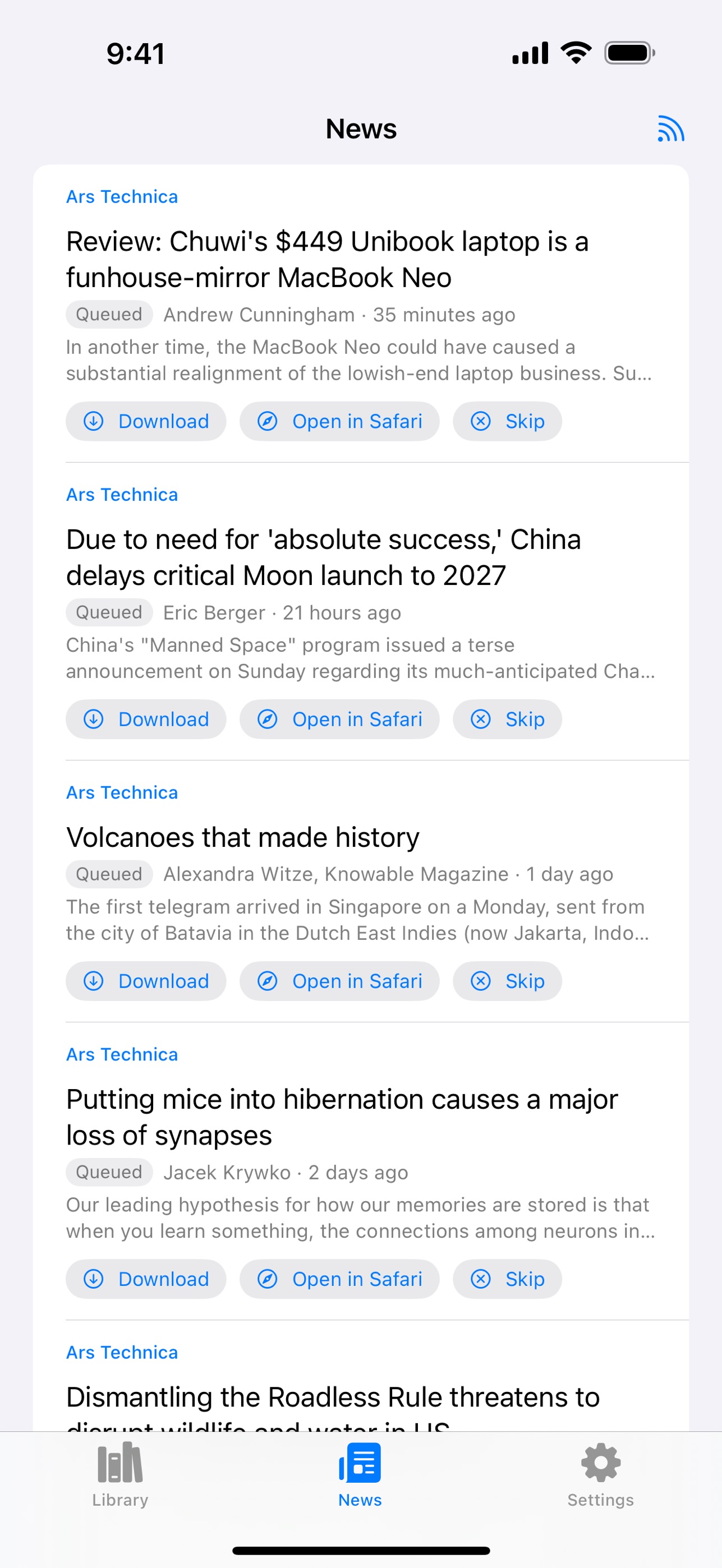 Screenshot 5 of Vox Reader