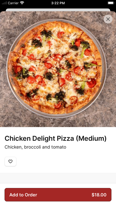 Mr. G's Pizzeria iPhone screenshot 3 - Food & Drink app