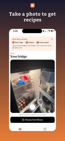 Grate - Recipe Finder Screenshot 1 of 3