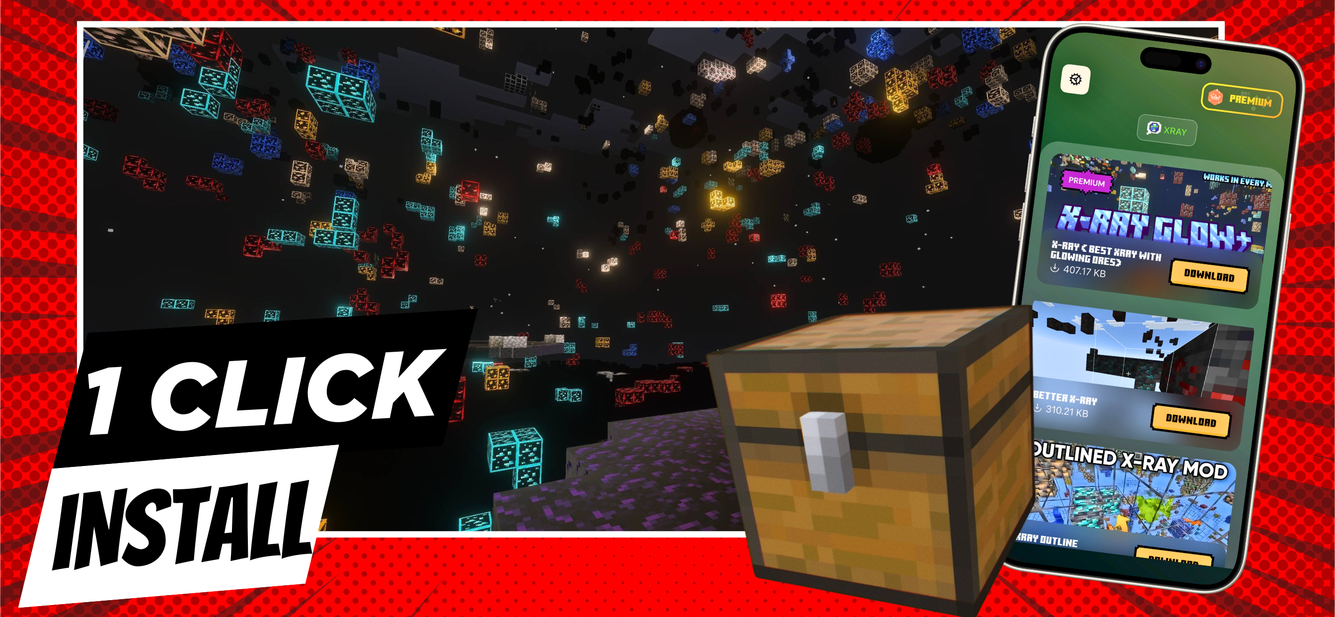 Xray Packs for Minecraft