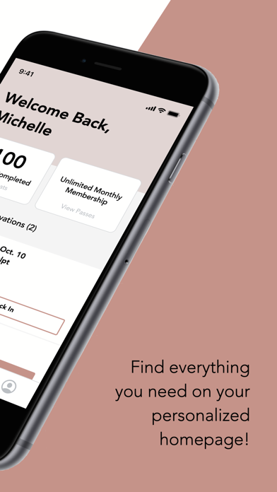 Pilates & Wellness Studio iPhone screenshot 2 - Health & Fitness app