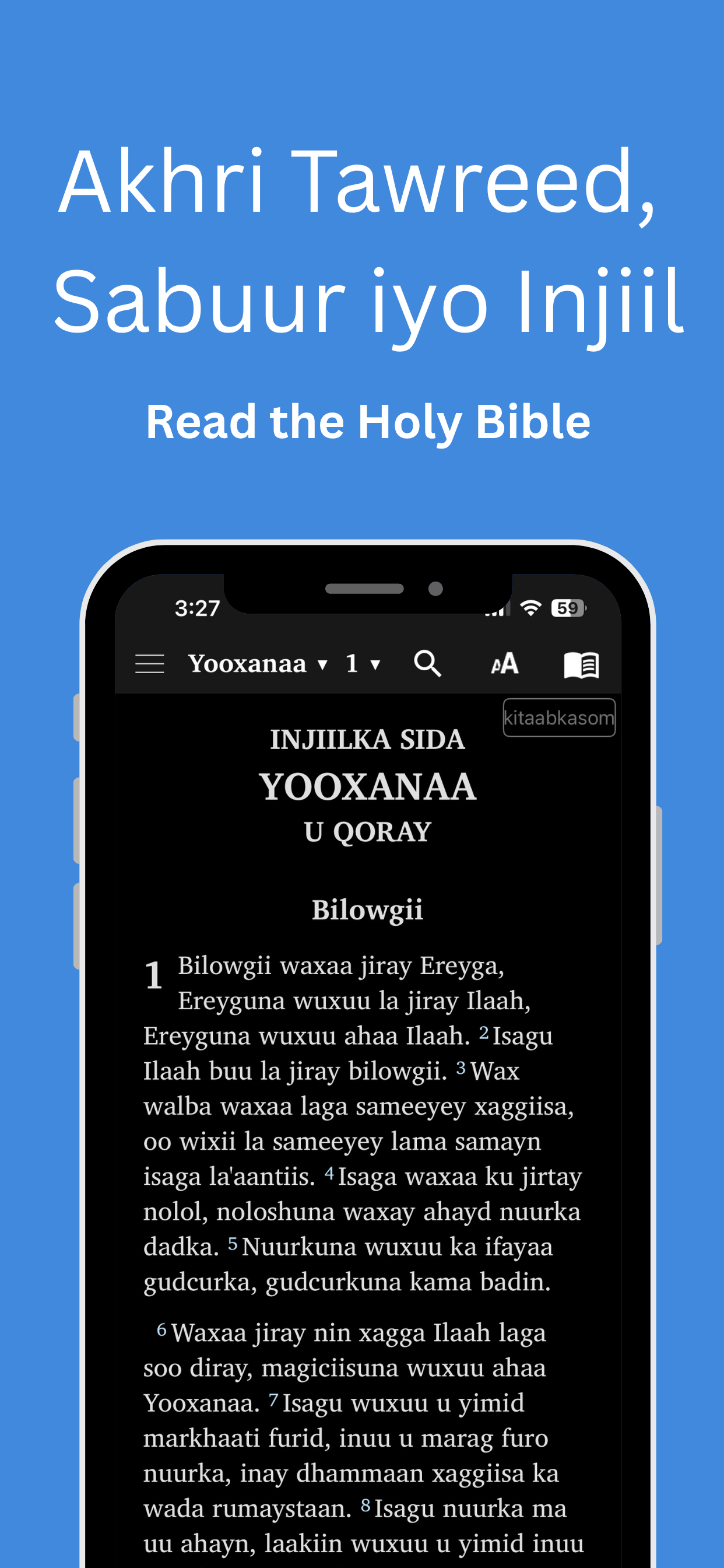 Kitaabka Quduuska Ah App