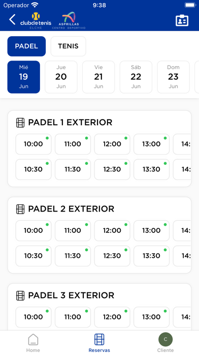 Club de Tenis Elche Screenshot