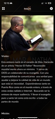 Maranatha Radio iPhone screenshot
