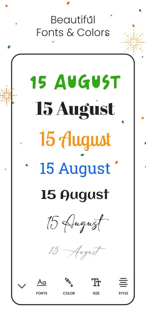 #6. 15 August Photo Frames! (iOS) By: Deepak Jalwa