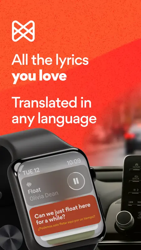 Musixmatch Dynamic Lyrics screenshot 1 of 9