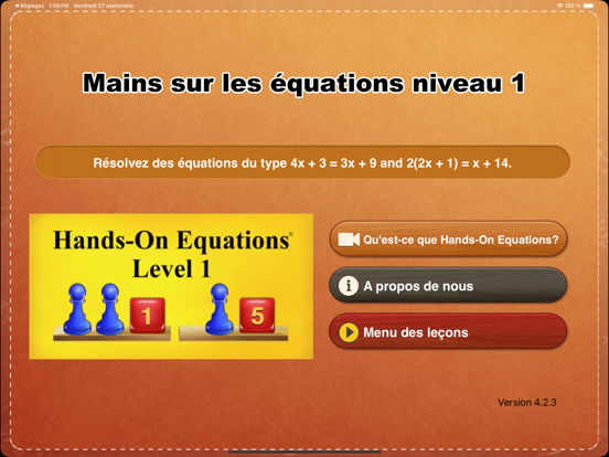 Screenshot #5 pour Mains sur les équations