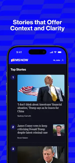MS NOW: Live & Breaking News screenshot 3