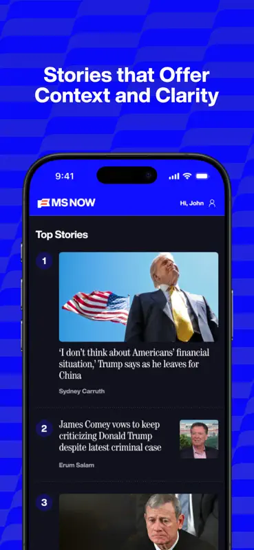 MS NOW: Live & Breaking News screenshot 3 of 9