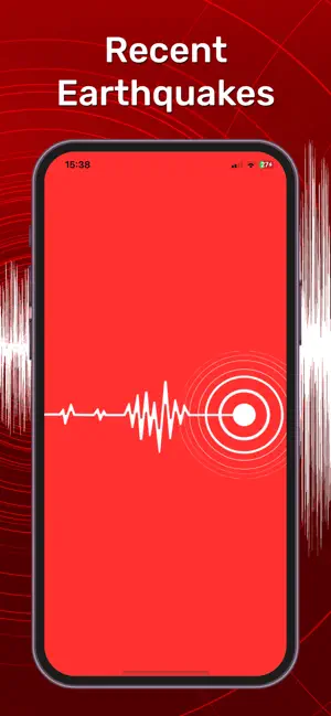 Last Earthquakes iPhone screenshot 1