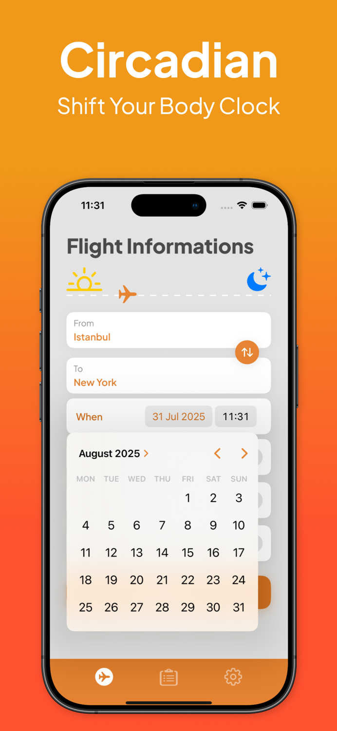 Time Zone Shifter for Jet Lag